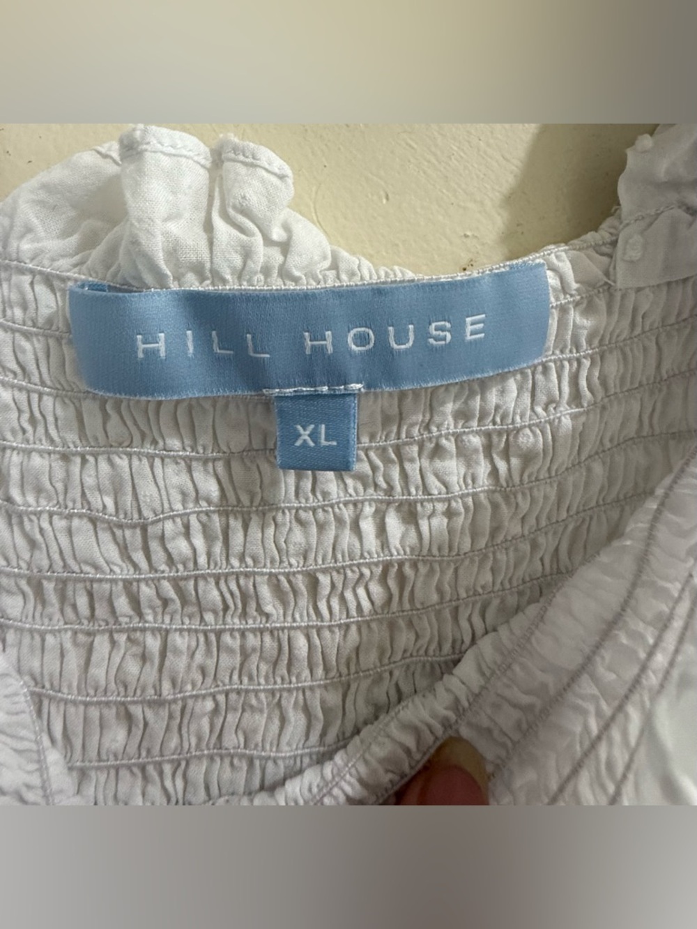 Hill House White Ruffle Strap Maxi Dress - Picture 2 of 5